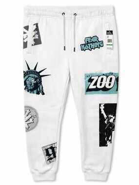 Zoo York Men’s size Medium White Jogger/Sweat Pants